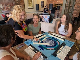 Game night with new friends